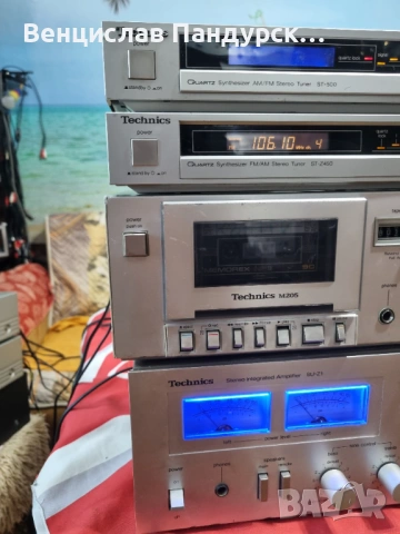 Technics SU-Z1+ дек Technics RS-M205+ Теchnics Stereo Tuner , снимка 4 - Ресийвъри, усилватели, смесителни пултове - 54196570