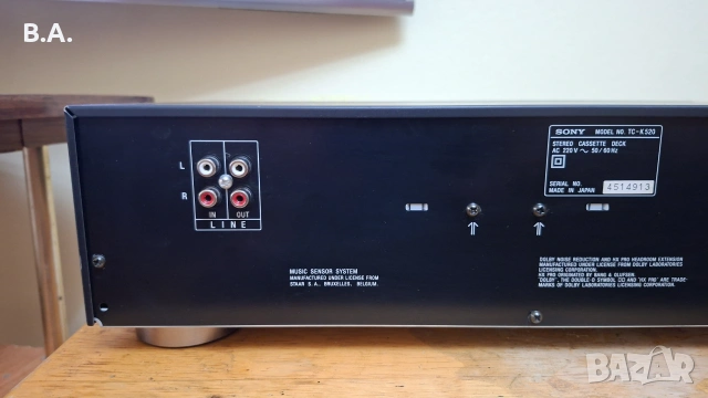 SONY TC-K520, снимка 7 - Декове - 55072558