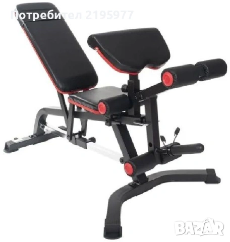 Комбинирана Фитнес Лежанка LIFE GYM - Леки следи от употреба, снимка 6 - Фитнес уреди - 54652682