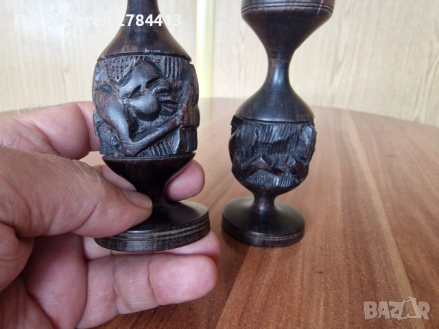 Лот Абанасови свещници 13 см., снимка 3 - Декорация за дома - 54640409