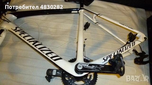 Велосипед - Specialized Tarmac Disc Frameset SL5 Expert Fact 10 Carbon 56cm , снимка 7 - Велосипеди - 54610031