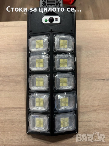 Led соларна улична лампа - сензор за движение и дистанционно управление, снимка 2 - Соларни лампи - 54652798