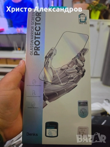 Антирефлексен 3D стъклен протектор Benks GlassWarrior за iPhone 17 Pro Max #41