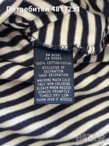 Дамска тениска на Ralph Lauren 100% cotton, снимка 4 - Тениски - 54565279