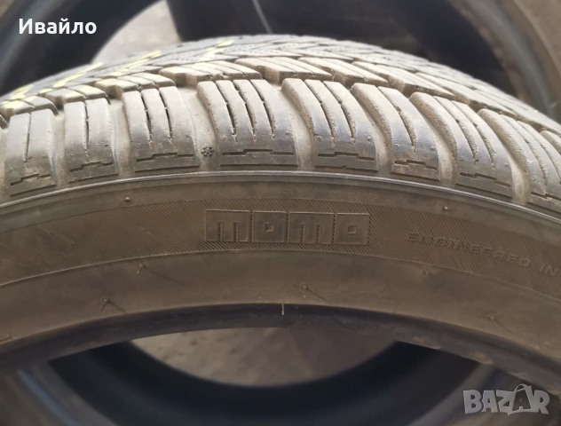 Продавам 2 броя всезони гуми 245.45.19 на 1 сезон дот 2021 момо, снимка 4 - Гуми и джанти - 55144713
