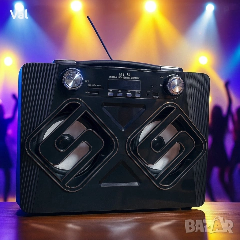 Мобилна колонка MS-56, Mobile Speaker System, снимка 4 - Тонколони - 54826965