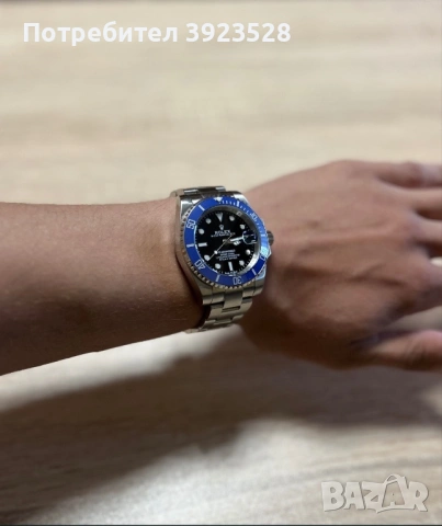 Часовник Rolex Submariner Blue/син, снимка 8 - Мъжки - 54744128