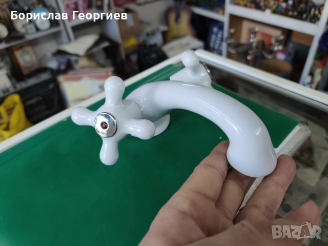 Нов бял смесител за мивка, снимка 2 - Други - 54328388