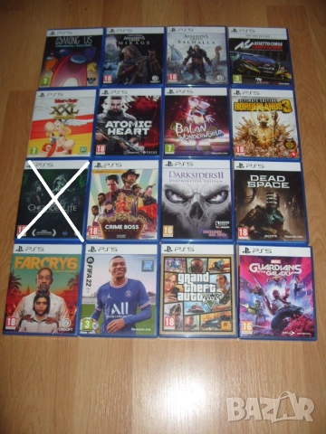 Игри за PlayStation 5, PS5 Част 1 - 15 € / 29,34лв за брой