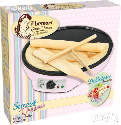 Плоча за палачинки 1000W / 30 см., снимка 6 - Други стоки за дома - 54880999