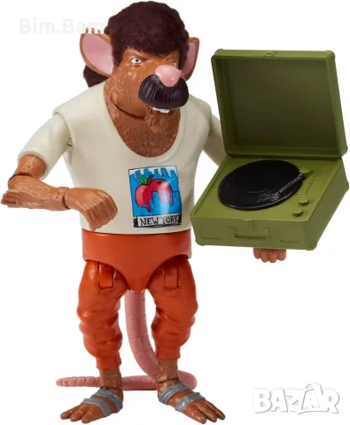 Оригинална eкшън фигурка Костенурките Нинджа TMNT Mutant Mayhem - Young Splinter, снимка 3 - Фигурки - 55395873