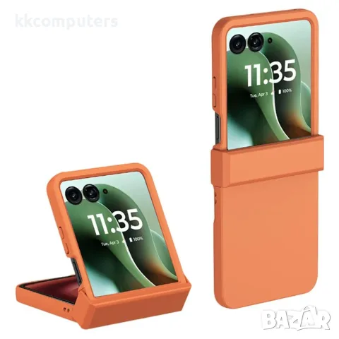 Калъф за Motorola Razr 70 Ultra / 60 Ultra 5G със Защита на Пантата и Протектор – 6 цвята, снимка 5 - Калъфи, кейсове - 55346774