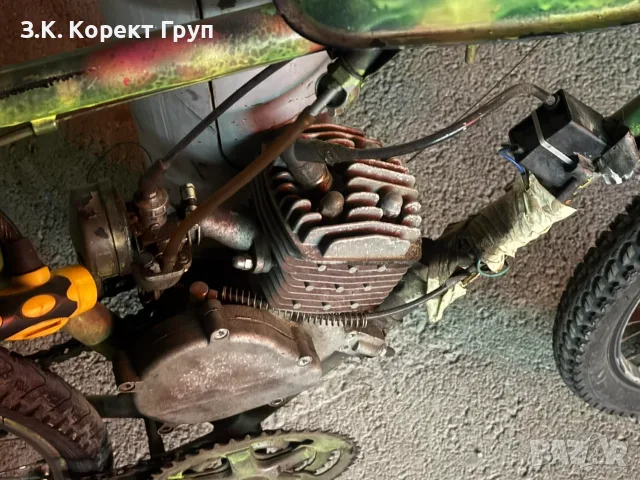 Колело с двигател 80CC, снимка 7 - Велосипеди - 55438462
