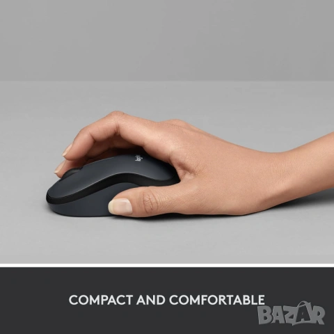 мишка Logitech M220 SILENT Wireless 1000 DPI безжична – НОВА ЗАПЕЧАТАНА, снимка 2 - Клавиатури и мишки - 54315434