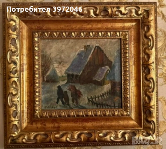 Антикварна картина /1922/ - масло , снимка 4 - Антикварни и старинни предмети - 54579313