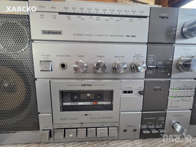 TELEFUNKEN RK-100, снимка 3 - Радиокасетофони, транзистори - 53970477