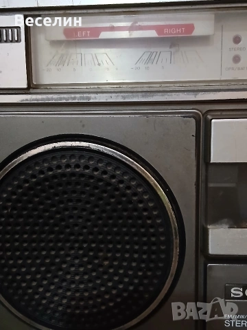 Радио касетофон SONY CFS-55S , снимка 3 - Радиокасетофони, транзистори - 54542784
