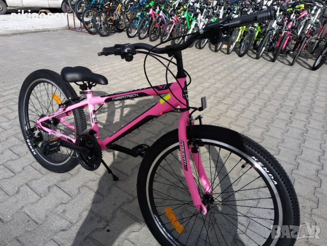 BG Велосипед 24" CYBER розов, снимка 4 - Велосипеди - 54334732