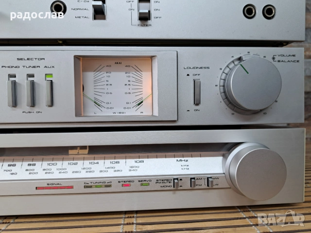 AKAI AM-U 01/CS-M01A/AT-K02L, снимка 4 - Ресийвъри, усилватели, смесителни пултове - 54617591