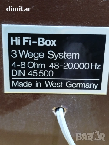 Тонколони HI- FI DIN 45500, снимка 7 - Тонколони - 54071050