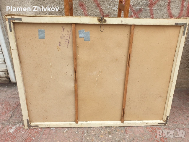 много голям стар гоблен 110 см х 78 см, снимка 9 - Антикварни и старинни предмети - 54483956