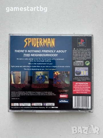 Spider-Man за PS1, снимка 2 - Игри за PlayStation - 54884114