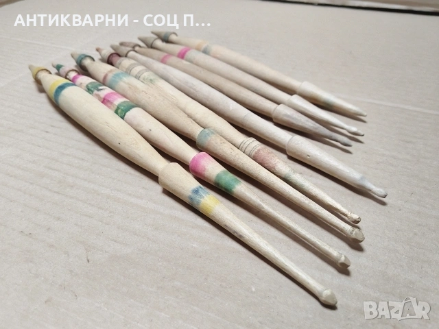 Комплект Стари Соц Дървени Вретена За Прежда. / НОМЕР 1505., снимка 6 - Антикварни и старинни предмети - 55281666
