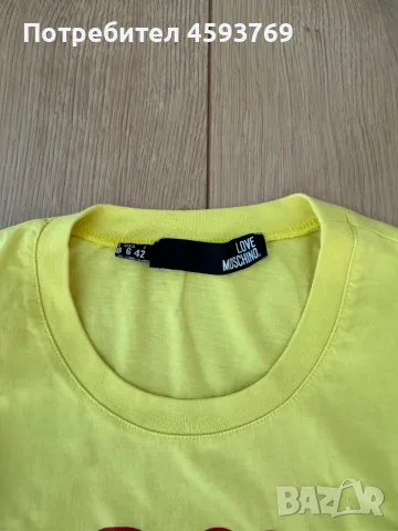 Тениска Love Moschino, снимка 2 - Тениски - 55590016