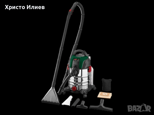 Прахосмукачка за Сухо и Мокро Почистване PARKSIDE 1600W 20L , снимка 7 - Прахосмукачки - 54500912