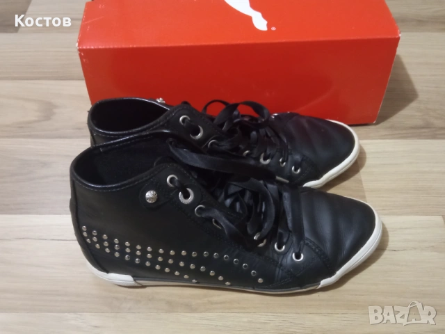 Кожени кецове PUMA, снимка 2 - Маратонки - 54436599