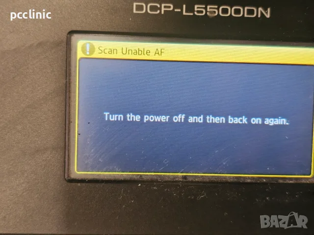 ЗА ЧАСТИ Brother DCP-L5500DN | Грешка Scan Unable AF |27 729 копия |Drum 88% |Fuser 87% |Laser 87%, снимка 3 - Принтери, копири, скенери - 55346034