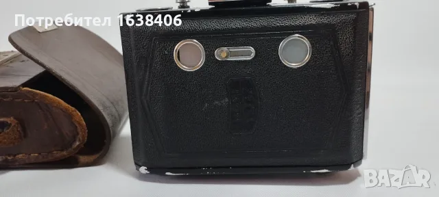 Ретро фотоапарат Zeiss Ikon Nettar (1930-те) с кожен калъф, снимка 4 - Други ценни предмети - 55414554