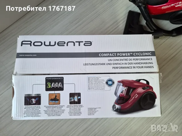 Прахосмукачка без торба Rowenta Compact Power Cyclonic, снимка 6 - Прахосмукачки - 55451643