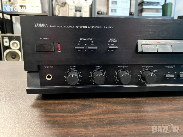 Качествен мощен усилвател Yamaha, снимка 2 - Ресийвъри, усилватели, смесителни пултове - 54450506