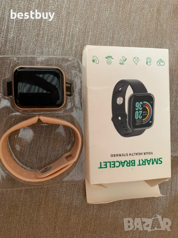 Смарт часовник розов