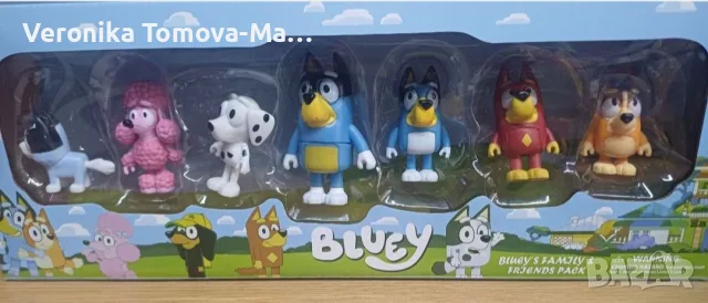 Фигурки на Блуи 4см-6см , снимка 2 - Фигурки - 54526149