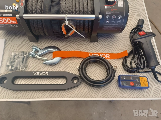 Лебедка Vevor 13500lbs за пътна помощ , джип и др. , снимка 3 - Аксесоари и консумативи - 55265267