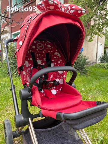Cybex Priam 4 Jeremy Scott Petticoat Red, снимка 3 - Детски колички - 54456486