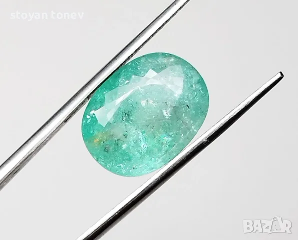 💎 ИЗКЛЮЧИТЕЛЕН ЕСТЕСТВЕН ПАРАИБА ТУРМАЛИН – 4.96 КАРАТА СЪС СЕРТИФИКАТ GAL NYC! 💎, снимка 4 - Други - 55438763