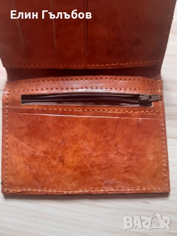 Портфейл- естествена кожа, купуван от Мароко , снимка 7 - Портфейли, портмонета - 54173420