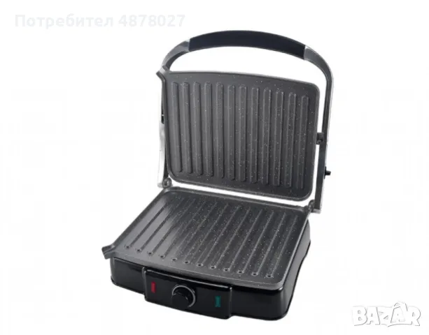 Тостер преса за сандвичи и грил, Lexical LSM-2507, 2200W, гранитни плочи, снимка 4 - Тостери - 55685387