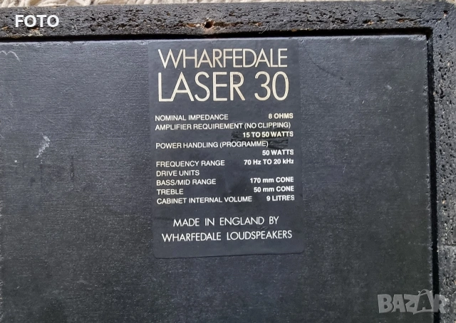 Wharfedale Laser 30, снимка 5 - Тонколони - 54398359
