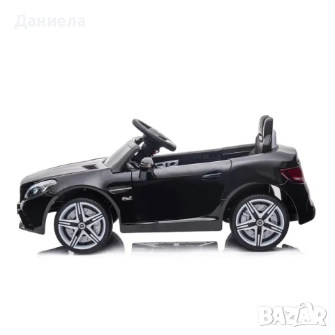 Ел. кола Mercedes Benz SLC300 черна, снимка 2 - Детски велосипеди, триколки и коли - 55265076