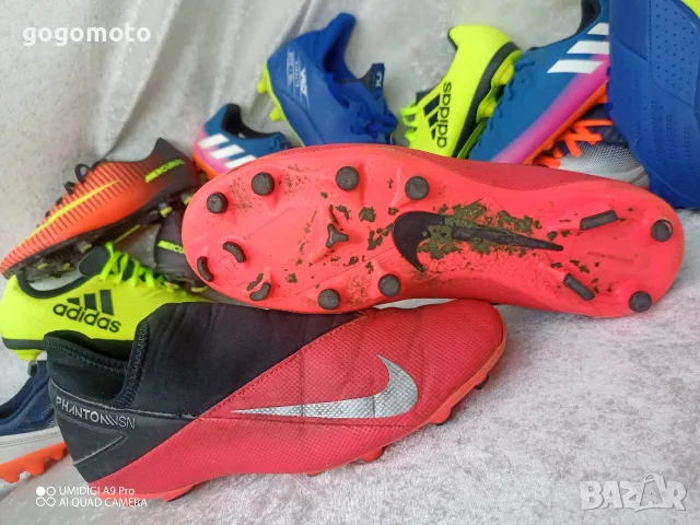 Бутонки 43 - 44, калеври, футболни обувки, стоножки Футболни обувки Nike PHANTOM VSN 2 PRO DF FG, снимка 12 - Маратонки - 55396785