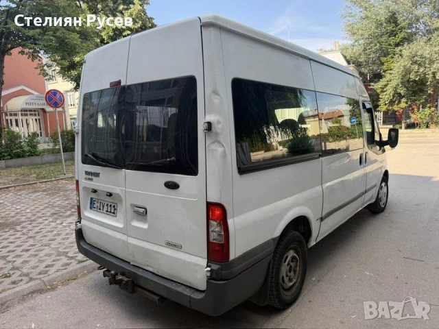 ford transit 2.2tdci 110кс / климатик / 8+1 пътнически / Германия - цена 6 500 евро кара се с Б кате, снимка 7 - Бусове и автобуси - 54892074