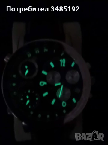 Швейцарски оригинален T.U.F. CHRONOGRAPH, снимка 5 - Мъжки - 54758319