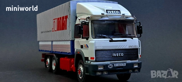 Iveco TurboStar 480 SOMAT - мащаб 1:43 на DeAgostini моделът е нов в блистер, снимка 7 - Колекции - 55289991