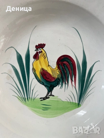 ♥️  Société des Grands Établissements Céramiques St Amand“ 1932  , снимка 11 - Чинии - 53980015