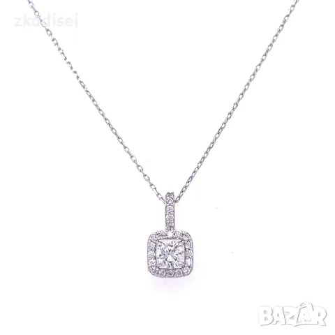 Златнo колие с диаманти 1,82гр. 14кр. проба:585 42см. модел:42555-1