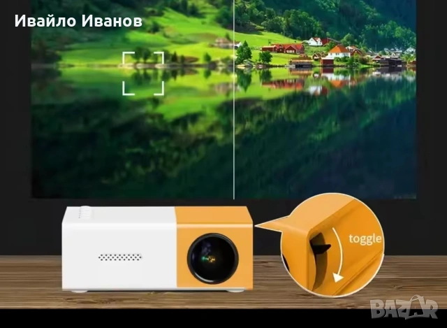 мини лед проектор с дистанционно , снимка 9 - Плейъри, домашно кино, прожектори - 54439797
